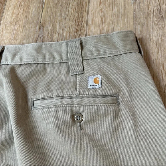 Carhartt Men's Straight Leg Khaki Pants Size 40X32 GUC - Picture 7 of 9